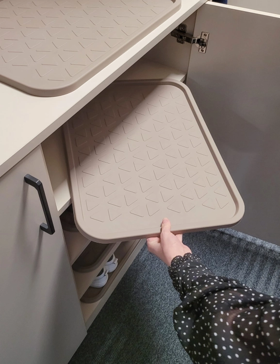 Efloor Organizer na buty do szafy Dumbo 38x50cm Beżowy