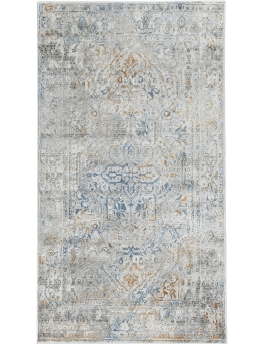 Efloor  Dywan Glamour Rivaro 80x150cm Klasyk Vintage Szary