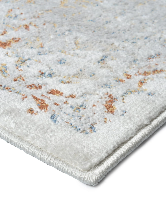 Efloor Dywan Glamour Rivaro 120x170cm Rozeta Vintage Szary