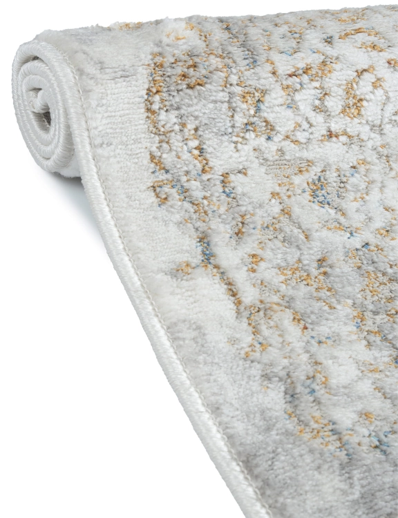 Efloor Dywan Glamour Rivaro 120x170cm Rozeta Vintage Szary