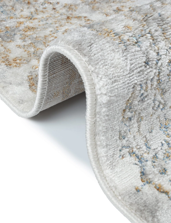 Efloor Dywan Glamour Rivaro 120x170cm Rozeta Vintage Szary