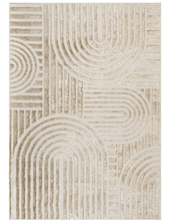 e-floor Dywan Nowoczesny Wenecja 120x170cm Abstrakcja Kremowy