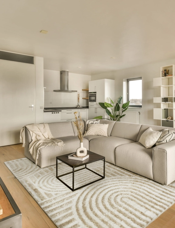 e-floor Dywan Nowoczesny Wenecja 200x280cm Abstrakcja Kremowy