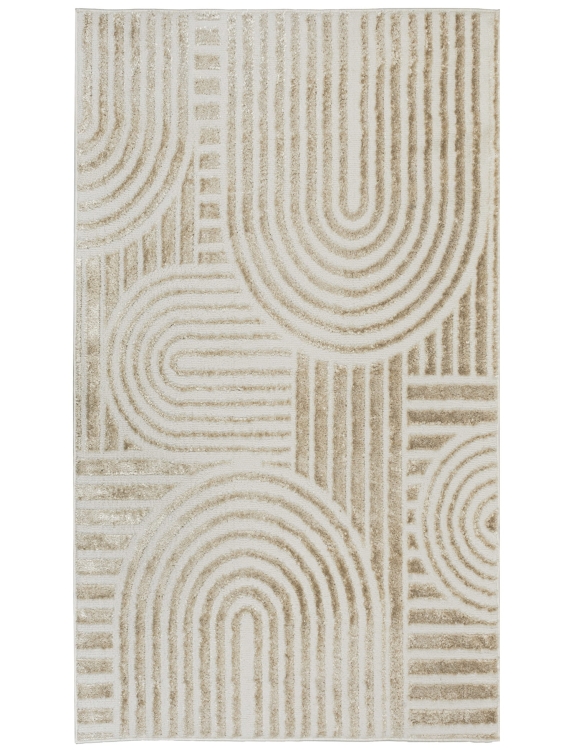 e-floor Dywan Nowoczesny Wenecja 67x120cm Abstrakcja Kremowy