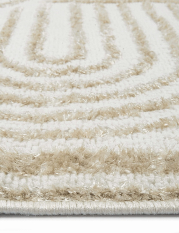 e-floor Dywan Nowoczesny Wenecja 67x120cm Abstrakcja Kremowy