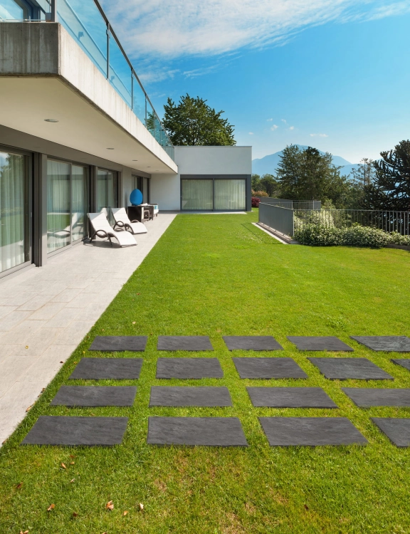 E-floor Ścieżka Ogrodowa Mrozoodporna Grafit Płytka Stomp Stone 30dł.x30szer.x2,8wys. cm z Recyklingu