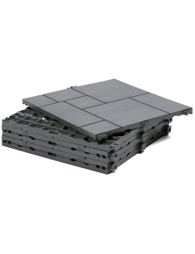 efloor_Płytka Tarasowa 30x30cm Stone Mosaic Steel Grey