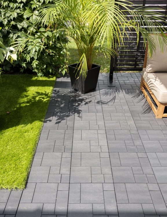 Efloor Płytka Tarasowa Paczka 6szt 30x30cm Stone Mosaic Graphite