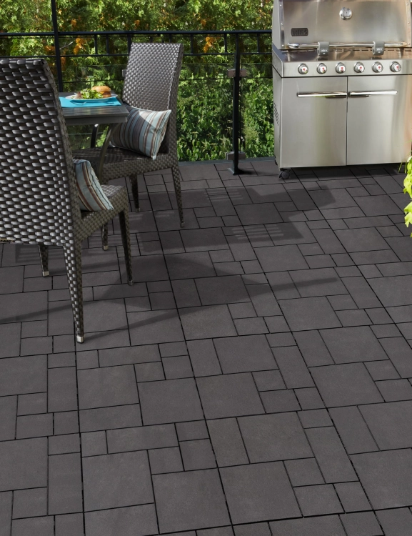 Efloor Płytka Tarasowa Paczka 6szt 30x30cm Stone Mosaic Graphite