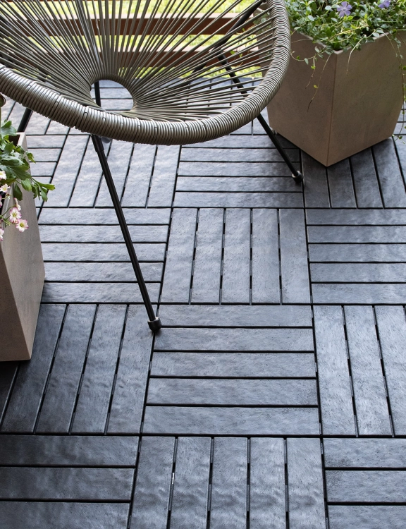 Efloor Płytka Tarasowa Paczka 6szt 30x30cm Natural Stone Graphite