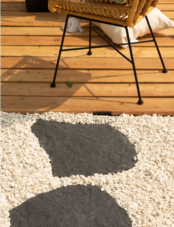 Efloor Ścieżka Ogrodowa Paczka 4szt Mrozoodporna Szary Płytka Natural Stone z Recyklingu