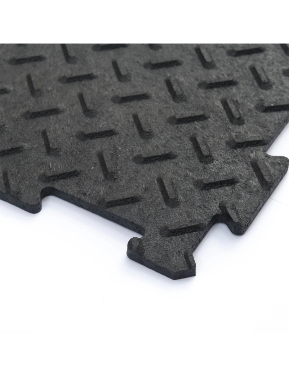 Efloor Płytki Uniwersalne Paczka 10szt Alpha Tile Czarna 30x30cm