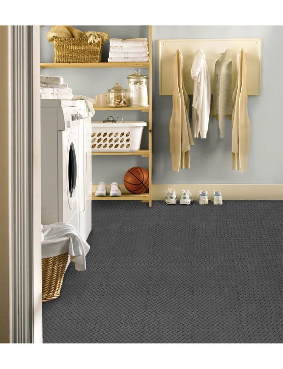 Efloor Płytki Uniwersalne Paczka 10szt Alpha Tile Czarna 30x30cm