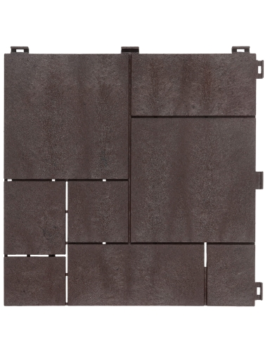 Efloor  Płytka Tarasowa Paczka 6szt 30x30cm Stone Mosaic Coffe