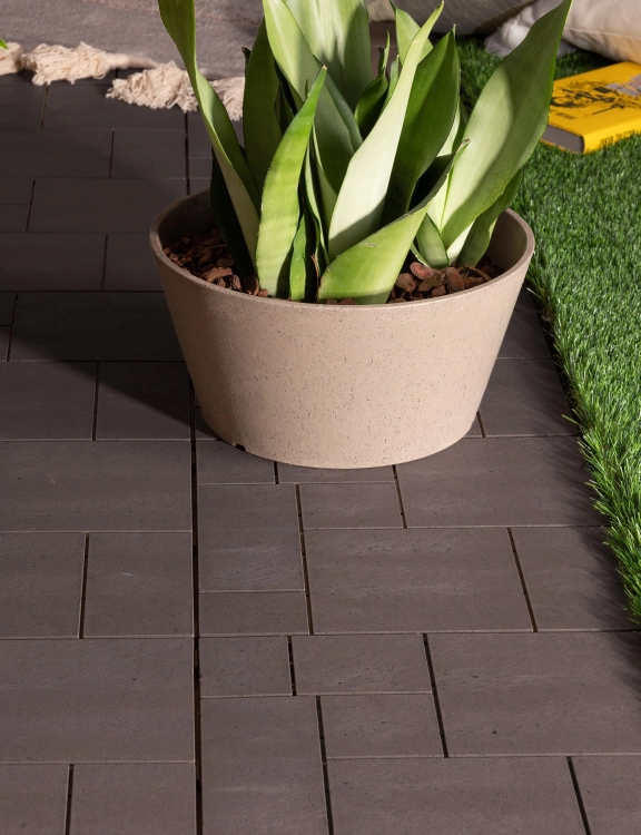 Efloor  Płytka Tarasowa Paczka 6szt 30x30cm Stone Mosaic Coffe