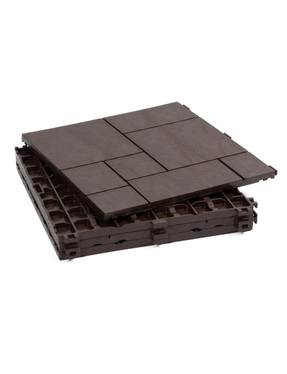 Efloor  Płytka Tarasowa Paczka 6szt 30x30cm Stone Mosaic Coffe