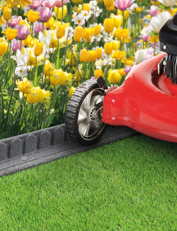 Efloor Obrzeże Trawnikowe Paczka 4szt + szpilki Mowing Stone Szary 120dł.x7szer.x8wys.