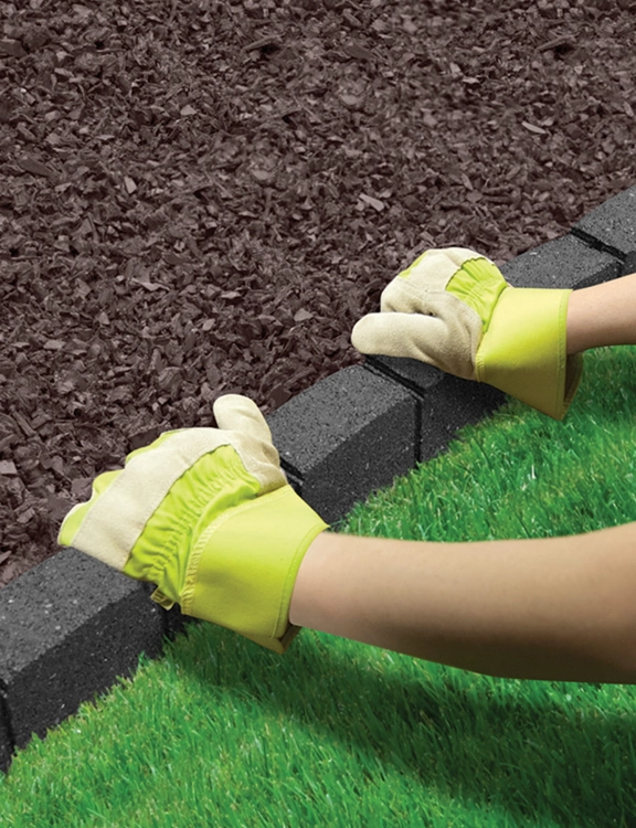 Efloor Obrzeże Trawnikowe Paczka 4szt + szpilki Roman Stone Szary 120dł.x7szer.x8wys.