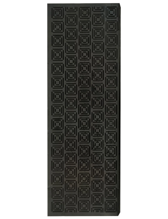 Efloor Nakładka gumowa na schody Zestaw 5szt Czarny 73x24cm