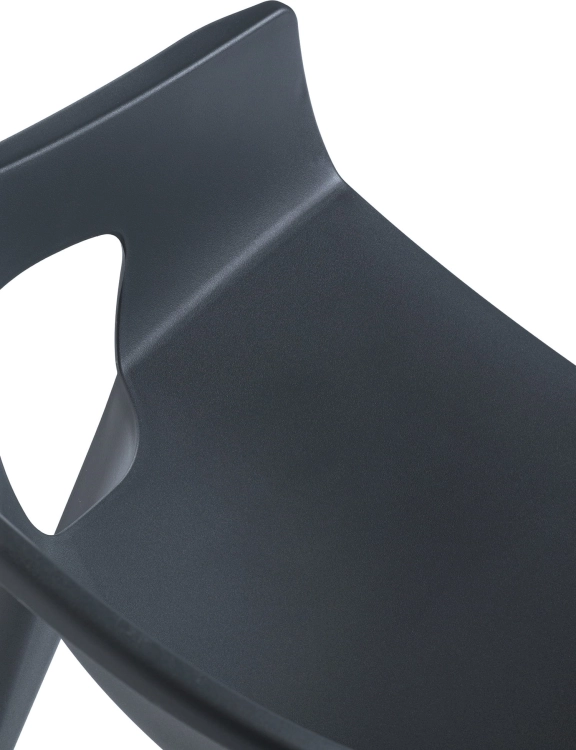 efloor Krzesło Ogrodowe Premo Antracyt 63x56x82,5cm na balkon i taras