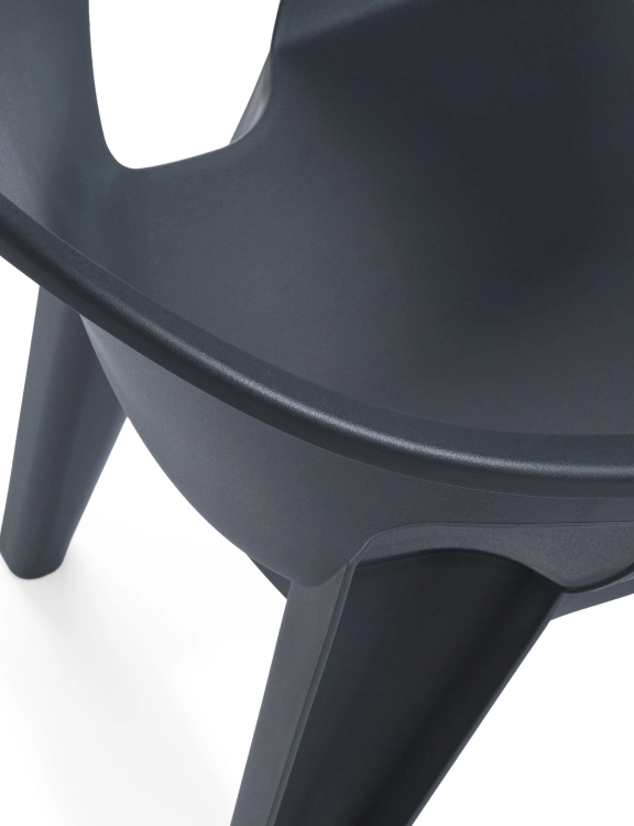 efloor Krzesło Ogrodowe Premo Antracyt 63x56x82,5cm na balkon i taras