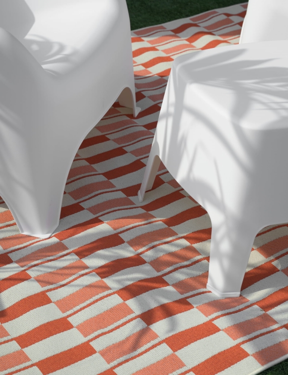 efloor Zestaw Mebli Ogrodowych Taras Balkon 2 Fotele Dumbo + Stolik Kawowy Milano Biały