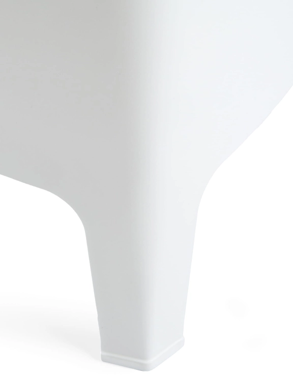 efloor Zestaw Mebli Ogrodowych Taras Balkon 2 Fotele Dumbo + Stolik Kawowy Milano Biały