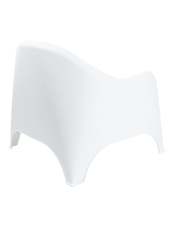 efloor Zestaw Mebli Ogrodowych Taras Balkon 2 Fotele Dumbo + Stolik Kawowy Milano Biały