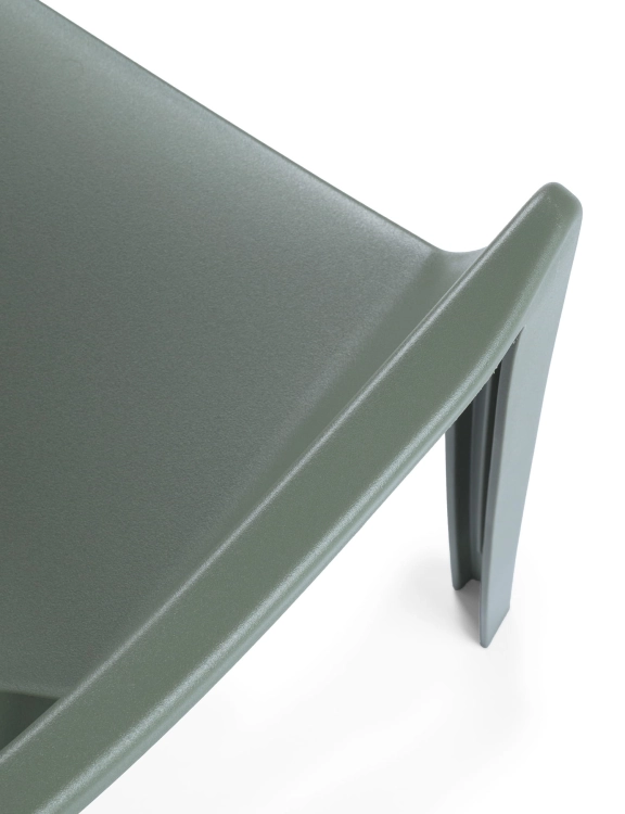 efloor Zestaw Mebli Ogrodowych Taras Balkon Stół Kwadratowy Lottie + 4 Krzesła Premo Zielony