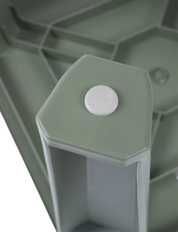 efloor Zestaw Mebli Ogrodowych Taras Balkon Stół Kwadratowy Lottie + 4 Krzesła Premo Zielony