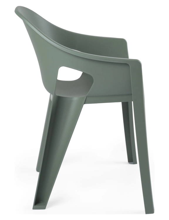 efloor Zestaw 2 Krzesła Ogrodowe Premo Zielony 63x56x82,5cm na balkon i taras