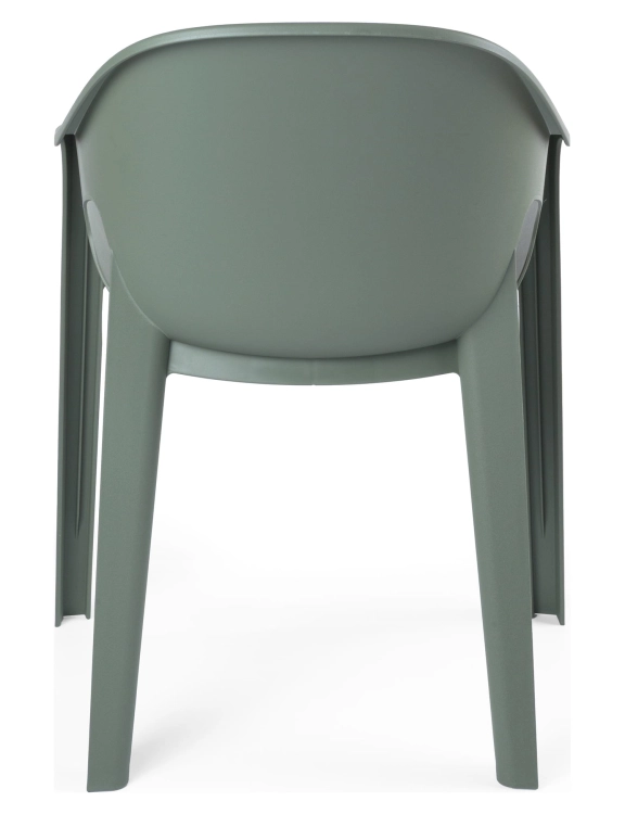 efloor Zestaw 2 Krzesła Ogrodowe Premo Zielony 63x56x82,5cm na balkon i taras