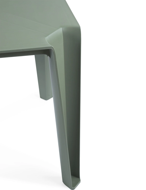 efloor Zestaw 6-osobowy Mebli Ogrodowych Taras Balkon 2 Stoły Lottie + 6 Krzeseł Premo Zielony