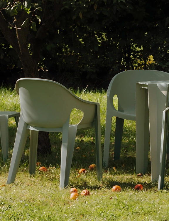 efloor  Krzesło Ogrodowe Premo Zielony 63x56x82,5cm na balkon i taras