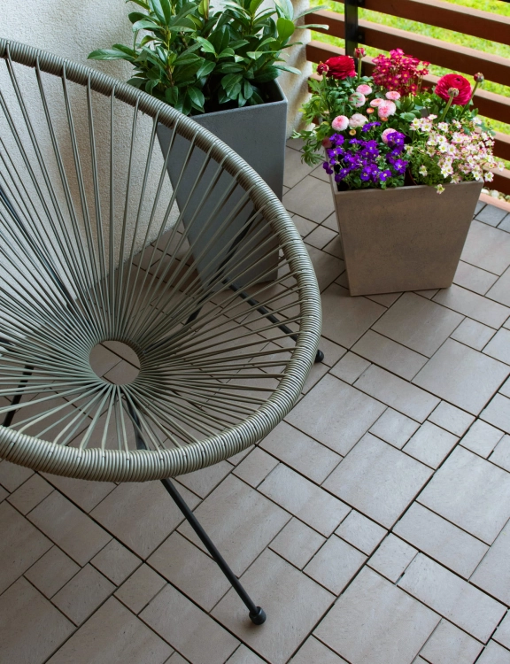 Efloor Płytki Tarasowe Paczka 6szt 30x30cm Stone Mosaic Prime Oak