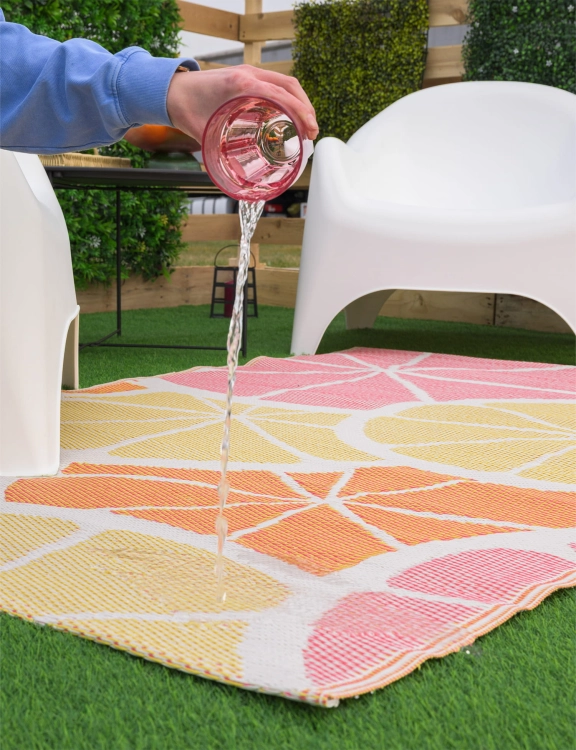 Efloor  Dywan Zewnętrzny 120x170cm Cytryny Żółty