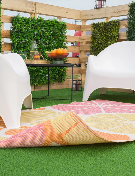 Efloor  Dywan Zewnętrzny 120x170cm Cytryny Żółty