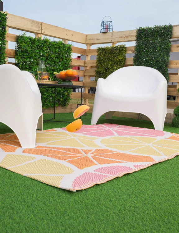 Efloor  Dywan Zewnętrzny 120x170cm Cytryny Żółty