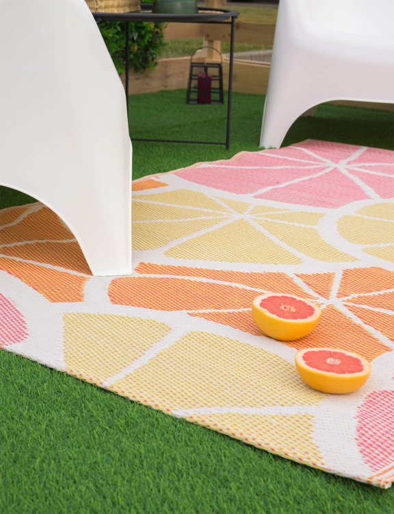 Efloor  Dywan Zewnętrzny 120x170cm Cytryny Żółty