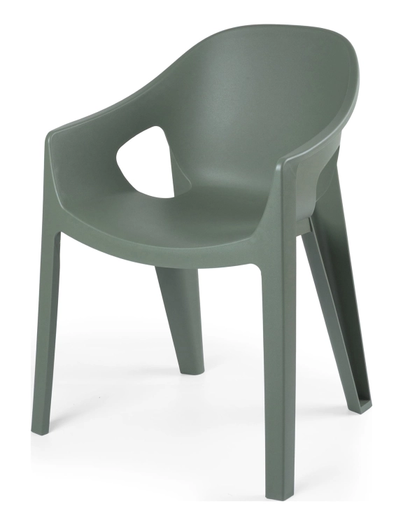 efloor  Krzesło Ogrodowe Premo Zielony 63x56x82,5cm na balkon i taras