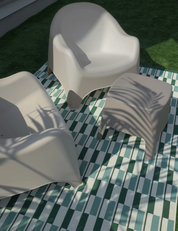 Efloor Fotel Ogrodowy Dumbo Beżowy