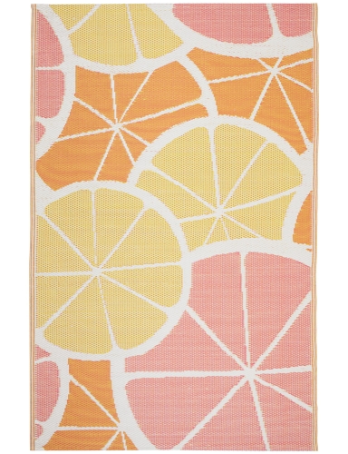 Efloor  Dywan Zewnętrzny 120x170cm Cytryny Żółty