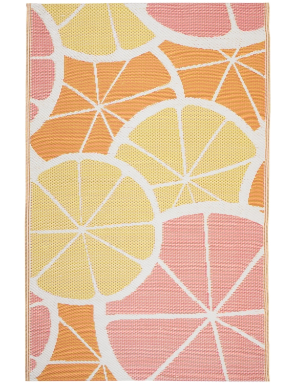 Efloor  Dywan Zewnętrzny 120x170cm Cytryny Żółty