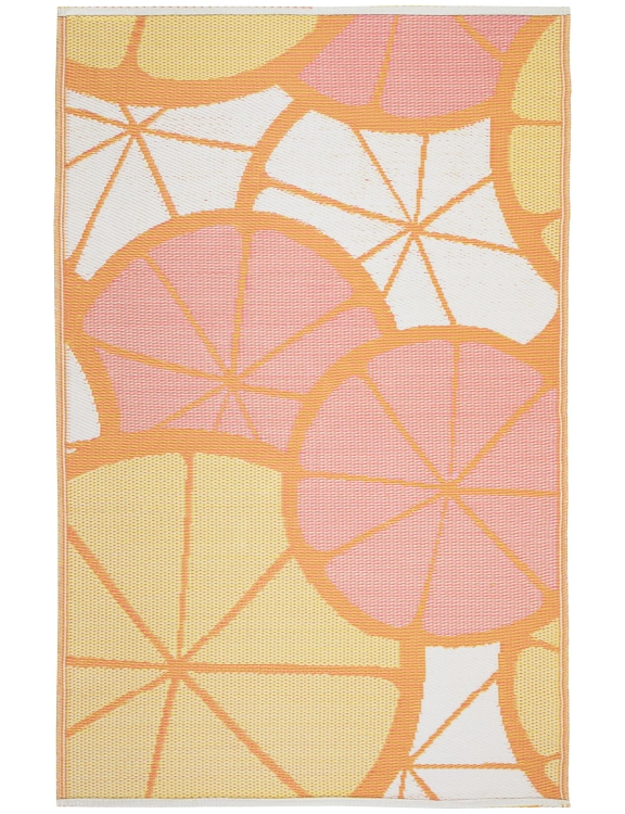 Efloor  Dywan Zewnętrzny 120x170cm Cytryny Żółty