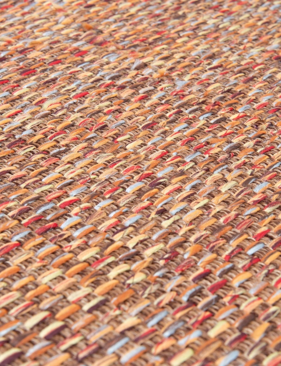 efloor Dywan na balkon Okrągły 80cm Crete Wielokolorowy