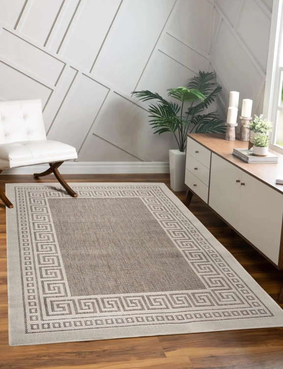 efloor Dywan płasko tkany Express 120x160cm Grecki Beżowy