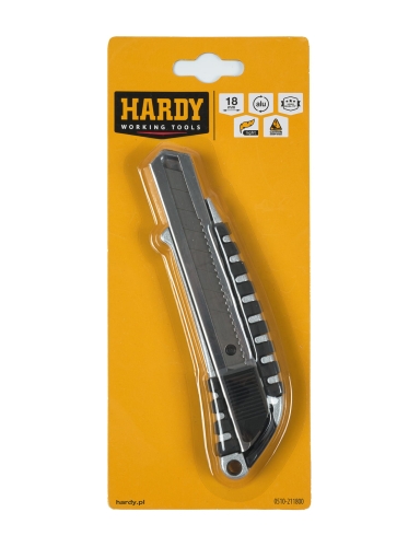 efloor Hardy nóż uniwersalny aluminiowy do wykładzin z ostrzem łamanym szer. 18 mm