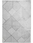 Dywan Nowoczesny Wenecja 160x230cm Geometryczny Szary