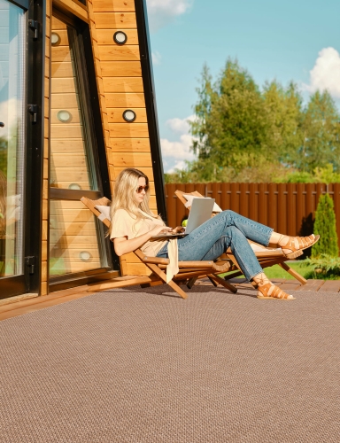 efloor Dywan Zewnętrzny na wymiar Scandi szer.4m Boho Naturalny