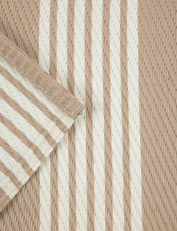 Efloor Dywan Zewnętrzny 120x170cm Pasy Beżowy